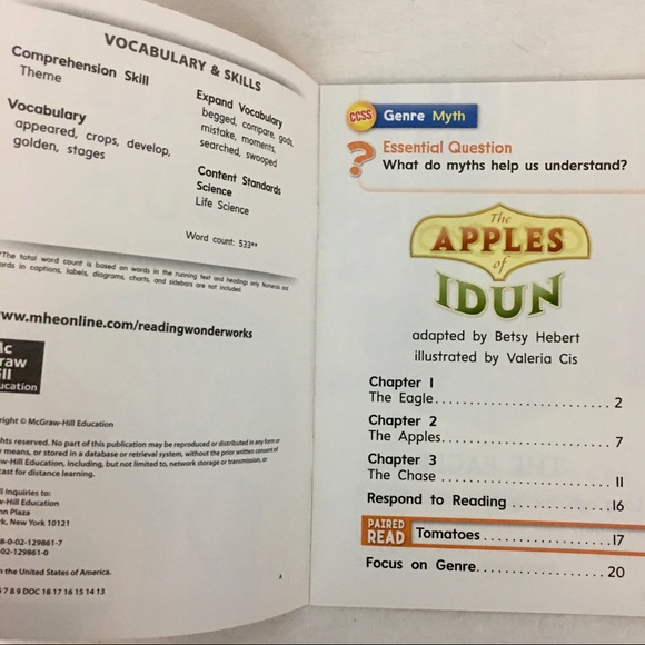 3 Paired Read Grade 2 Books McGraw-Hill Fiction Myth Poetry Realistic Fiction - Picture 4 of 16